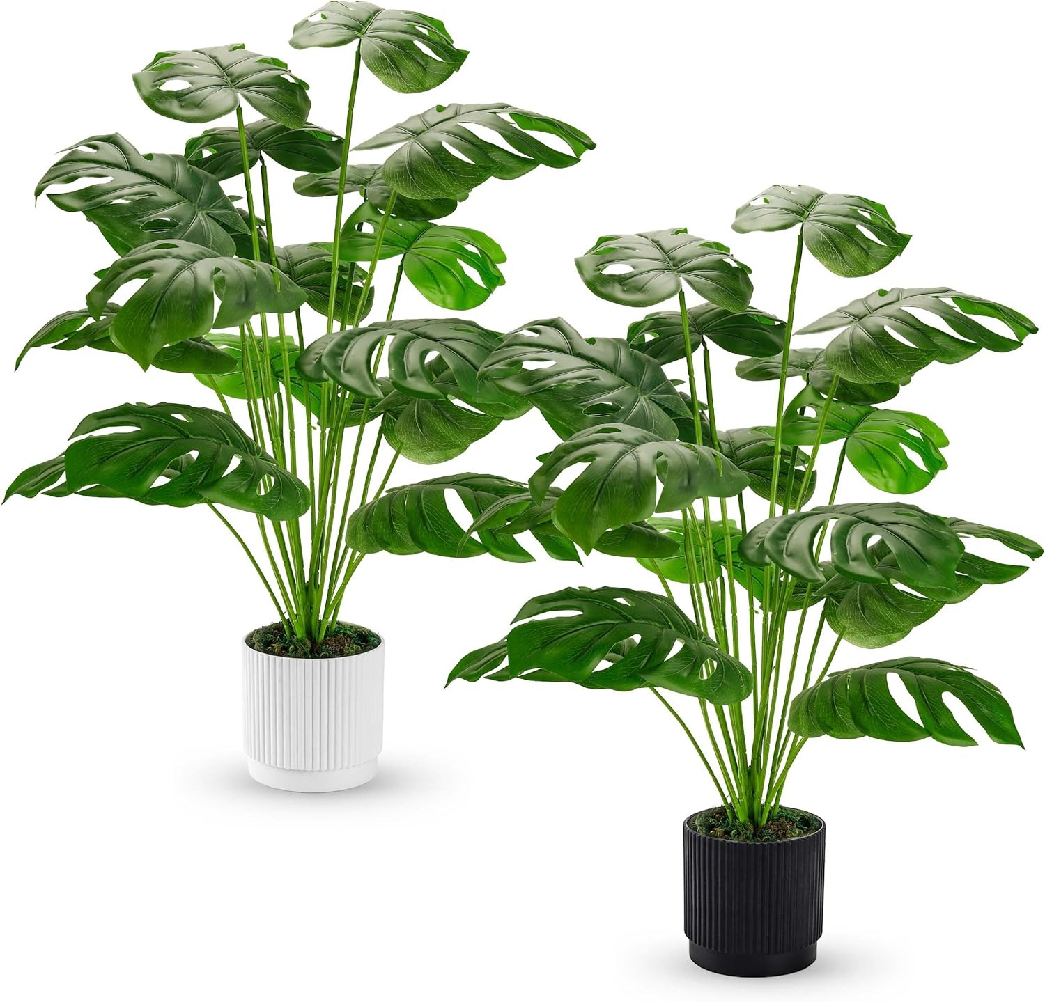Der Rose Artificial Monstera Plant